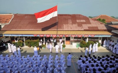 Perayaan HUT ke-80 RI di MTs Darul Ihya: Semangat